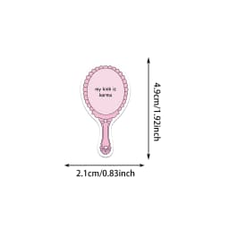 52PCS Chappell Roan Stickers Pink Exquisite Handbooks Material Phone Cases Laptop Suitcases Water Cups Waterproof Stickers
