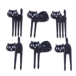 4/6/8/10PCS Unicorn Mini Food Fruit Fork Set Kid Cute Bento Box Decor Dessert Forks Cartoon Toothpick Cake Dessert Party Supply