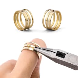 Jump Ring Opening Tools Stainless Steel Circle Split Opener Bending Ring Appliance for Jewelry Maker Craft Projects Supplies