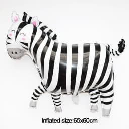 3D Elephant Giraffe Tiger Lion Head Animal Foil Balloon Jungle Safari Birthday Party Decorations Kids Gift Toy Helium Air Globos