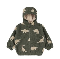 2025 Winter KS Children Cotton Lamb Wool Warm Outerwear Clothes Girls Print Coats Baby Boys Plus Fleece Jackets Kids Clothing