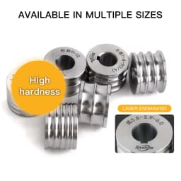 Rolling Mill Auxiliary MOLDS for Bracelet Rolling Machine Round Oval Flat Profiles