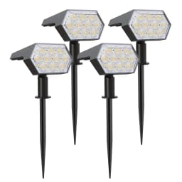 92 LED Solar Lights Outdoor Solar Spot Lights Outdoor IP67 Waterproof Solar Garden Lights 2 In 1 for Yard Garden Porch