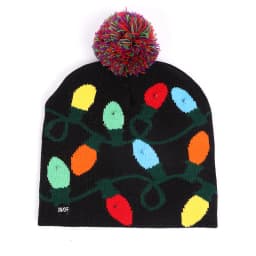 New Style! LED Christmas Hat Beanie Light Up Illuminate Warm Hat 48 Patterns New Year Snowman Sweater Hat Christmas Decorations