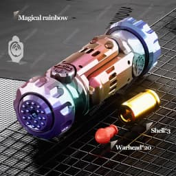 EDC Tactical Pistol Toy Fidget Spinner Ejectable Shell Toy Fidget Gear Gadget Stress Relief Anti-Anxiety Toy for Adults Gift