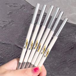 Thin-Head Double-Ended Eyebrow Pencil – Waterproof, Long-Lasting, Auto-Rotate, Brush Tip, Contour, Natural, Certified, Unisex