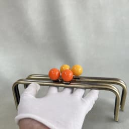 Colorful Kiss Big Ball Metal Purse Frame Clasp DIY Handbag Accessories Metal Clutch Handcraft Bag Handle Wallet Antique Brass