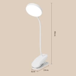 Portable LED Table Lamp USB Rechargeable NightLight With Folding Clamp Study Stand Read Lamp 3 Modes Dimming Eye ProtectionLight