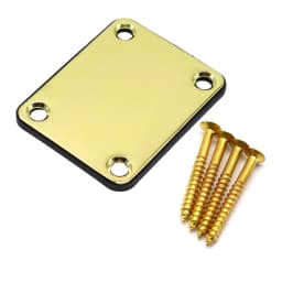 1Set Electric Guitar Neck Plate with Screws for ST TL Guitar Jazz Bass Replacement Guitar Accessories 7 Coloer