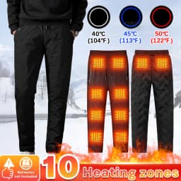 Winter Heated Pants with 22-Zone Heating Dual Control 3-Temperature Settings Ideal for Skiing And Cold Weather Work Casual Wear