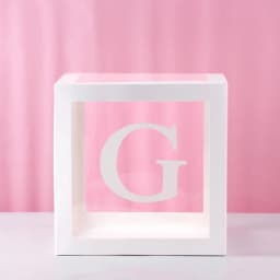 1st Birthday Transparent Alphabet Balloon Box Wedding Custom Name Decor One Birthday Party Decorations Kids Baby Shower Boy Girl