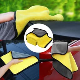 1/3/5/6/10Pcs Microfibre Car Cleaning Towel Car Wash Microfiber Cloths 400GSM for Car Care Washing Dusting and Polishing 30x30cm