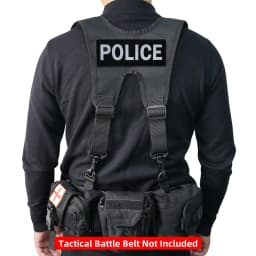 KUNN Tactical Tool Belt Suspenders for Men,Durable Duty Belt Harness with Accessories