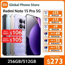 Xiaomi Redmi Note 15 Pro 5G Smartphone Global Version 200MP Camera 45W 6580mAh 6.83'AMOLED Display MTK Dimensity 7400-Ultra