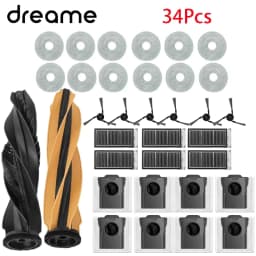 Dreame X50 Ultra / S40 Enhanced Edition Robot Vacuum Cleaner Accessories Main Roller Side Brush Hepa Filter Mop Dust Bag Parts