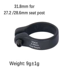 ELITAONE Carbon Seat Post Clamp 31.8/34.9mm Light MTB/Road Bike Seatposts Clamps