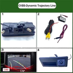HD Reversing Camera for Audi Q3 MQB 2013 2014 2015 2016 2017 2018 2019 /Night Vision Backup Rear Camera/Car Handle Camera