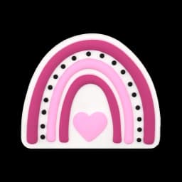 1/7PCS Pink Charms for Shoulder Bag,Flower Hat Heart Decoration for Handbag,Cowboys Violin Beach Chair Bag Accessories