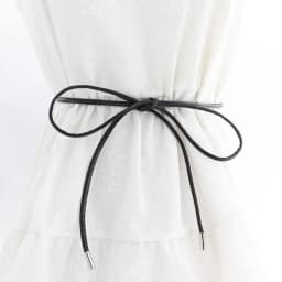 Thin Knot Rope Belt Leather Round Cord Women's Belt Decorative Knotted Waist Rope Decorative Skirt Coat Sweater String Waist