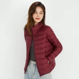 Women White Duck Down Jacket Winter Fall Female Ultra Light Down Jackets Slim Solid Long Sleeve Parkas Candy Color Zip Coat
