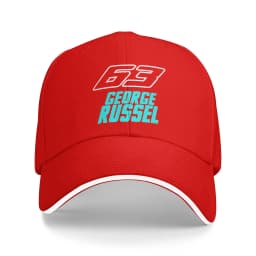 George Russell 63 Casual Baseball Cap Outdoor Gym Hip Hop Hats Summer Sun Couple Women y2k Cute Baseball Caps