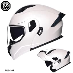 ORZ's latest high-quality motorcycle modular flip helmet ABS material dual lens full helmet DOT batch