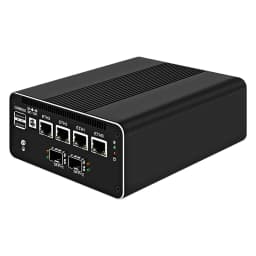 Topton Solid Firewall Mini PC 2x 10G SFP+ 4x/8x 2.5G LANs Intel N150 4 Core Soft Router NVMe DDR5 Proxmox PfSense Network Server