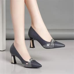 cresfimix women classic pointed toe brown patent leather spring slip on stiletto heel shoes lady casual comfort work pumps ab661