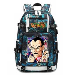 Dragon Ball Z Anime Print Student Backpack Large Capacity Casual Daypack for Kids Teen Boys Girls School Travel