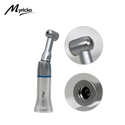 Myricko Style Dental Slow Low Speed External Single Water Spray Contra Angle Straight Air Motor Handpiece 4 Holes Rotation