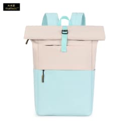 Roll Top Casual Backpack, Large Capacity Business Laptop Bag, Commute Work Backpack for Office & College Students