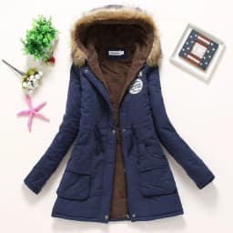 Spring Autumn Winter Jacket Women 2025 Thick Warm Hooded Parka Mujer Cotton Padded Coat 3XL Casual Slim Jacket Female