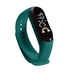 Children Multicolor Watch Led Digital Wrist Watches For Boy Girl Outdoor Sport Watch Display Week Life Waterproof Watches