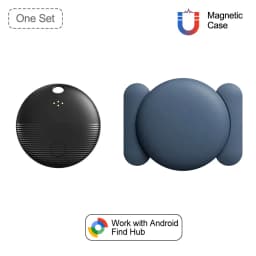 Android AirTag with Magnetic Case Locator Car Item Finder Car Bike Motorcycle Anti-lost Mini Gps Tracker with Protective Cover
