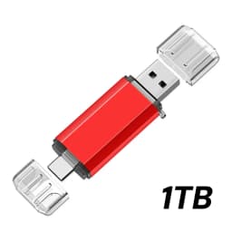 Lenovo 16TB 2 In 1 OTG USB Flash Drive 3.0 Type C 8TB 2TB Pendrive For iPhone Huawei Xiaomi Android Laptop Memory Stick