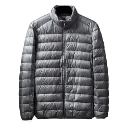 2026 Portable Lightweight ort down Jaet for Men Autumn Winter Cotton Padded Stand Collar Warm Casual ly Friendly Outerwear