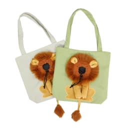 Soft Pet Carriers Lion Design Portable Breathable Bag Cats Dog Carrier Bags Outgoing Travel Pets Handbag with Safety Zippers