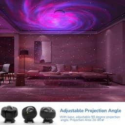 2024 New Color Changing Nebula Aurora Starry Sky Music Star Galaxy Projector Night Light For Home Party Bedroom Gifts
