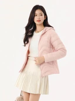 Women Ultra Light White Duck Down Coat 2026 New Autumn Winter Thin Hooded Down Jacket Parkas Female Warm Short Puffer Outwears