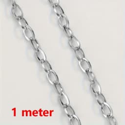 1meter Stainless Steel Chains for Jewelry Making DIY Rolo Cable Link Chain Necklace Bracelet Handmade Accessories Wholesale