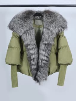 OFTBUY New White Duck Down Jacket Winter Women Warm Loose Coat Natural Real Fox Fur Collar Thick Luxury Outerwear New Fashion