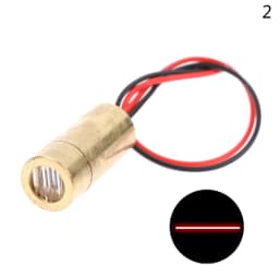 Copper Laser Head 650nm 9mm 3V 50mW Laser Cross Diode Module Red Laser Electronic Measuring Instruments 3Types