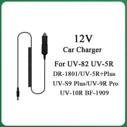 BAOFENG Battery Eliminator Car Charger For UV-5R BF-888S UV-82 Charging Cable TYT TH-8000D UV-380 UV-390 TH-F8 CIGARETTE LIGHTER