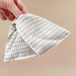 Fabric Polka Dot Triangle Shark Clip Elegant Temperament High Ponytail Clip Fashionable Women's Hair Grabbing Hair Accessories