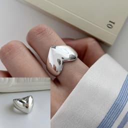 PANJBJ  925 Sterling Silver Double Layer Ring for Women Girl Gift Geometry Hollowing Out Minimalism Fashion Jewelry Wholesale