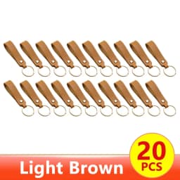 1/100pcs 8Color PU Leather Keychain Business Gift Suitable for Men and Women Car Key Strap Waist Wallet Keychains and Keyrings