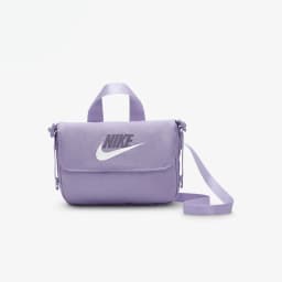 Nike Small Shoulder Bag with Adjustable Strap, Zipper Closure, Compact and Lightweight, Single Shoulder Crossbody Bag, Women's Model, Purple Fq5815-515