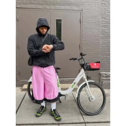 Retro Contrasting Bright Seven inch Mid Length Pants with Drawstring and Elastic Waistband, Wide Legs, Loose Fit Sports Shorts