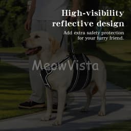Dog Lift Harness Adjustable Reflective Rehabilitation Support Sling Mobility Aid for Old Injured Medium Large Dog Walking Assist