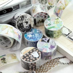 Journal GO 2.5x200cm Random Splicing Tape Sticker for Planner Collage Junk Journal diy Masking Tape Scrapbooking Decor Stickers